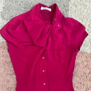 Dior Fuchsia Button-Down Shirt
